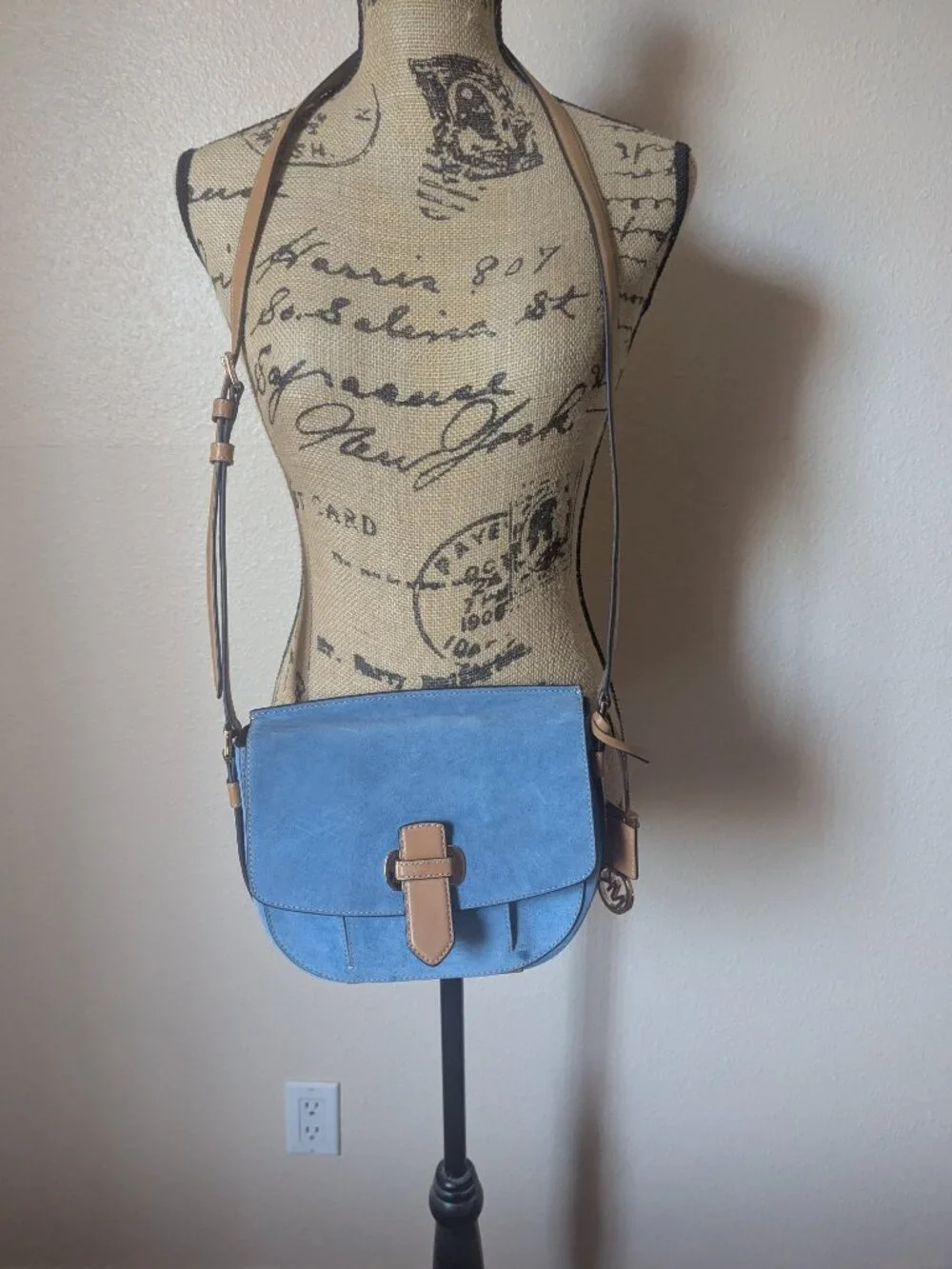 Michael Kors suede crossbody